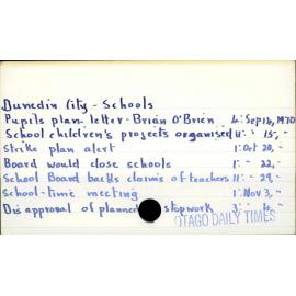 Dunedin City - Schools