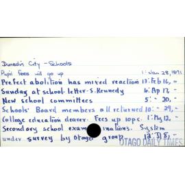 Dunedin City - Schools