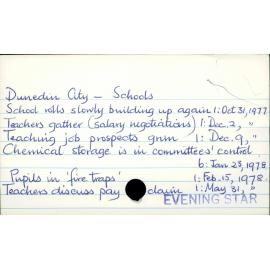 Dunedin City - Schools