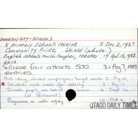 DUNEDIN CITY - SCHOOLS