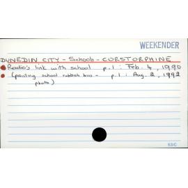 Dunedin City - Schools - Corstorphine School (cl. 2010)