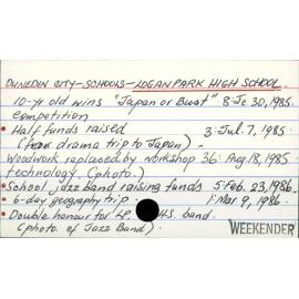 Dunedin City - Schools - Logan Park High School