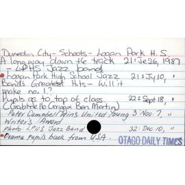 Dunedin City - Schools - Logan Park High School