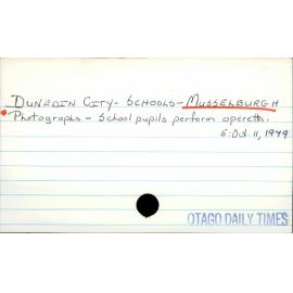 Dunedin City - Schools - Musselburgh School