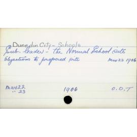 Dunedin City - Schools