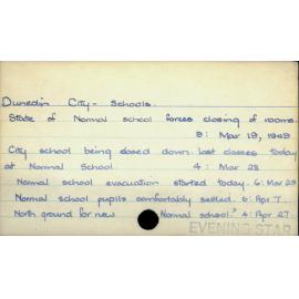 Dunedin City - Schools.