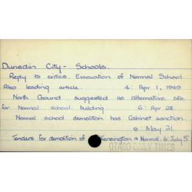 Dunedin City - Schools