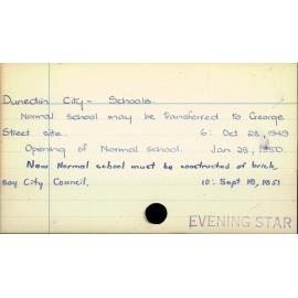 Dunedin City - Schools.