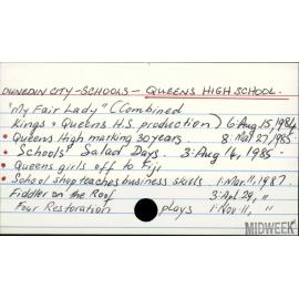 Dunedin City - Schools - Queens High School