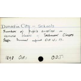 Dunedin City - Schools