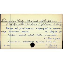 Dunedin City - Schools - Wakari School