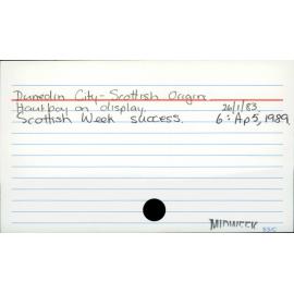 Dunedin City -Scottish Origins
