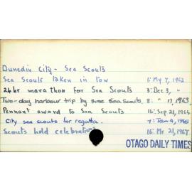 Dunedin City - Sea Scouts 