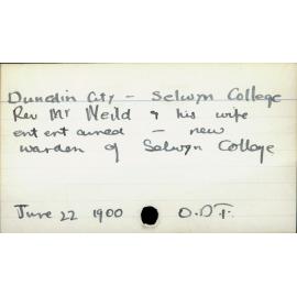 Dunedin City - Selwyn College