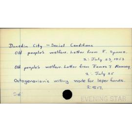 Dunedin City - Social conditions