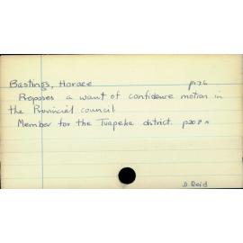 Bastings, Horace