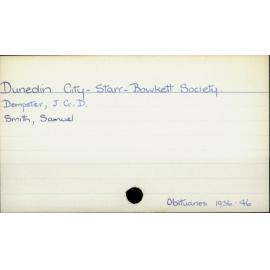 Dunedin City - Starr-Bowkett Society