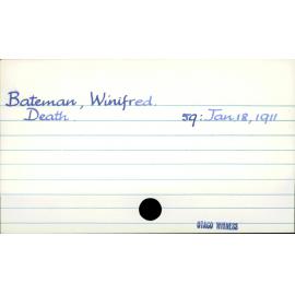 Bateman, Winifred