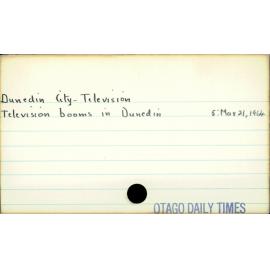 Dunedin City - Television