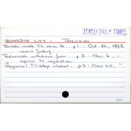 DUNEDIN CITY - Television 