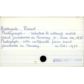 Bathgate, Robert