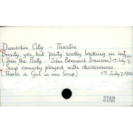 Dunedin City - Theatre 