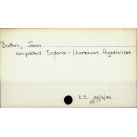 Batten, Jean 