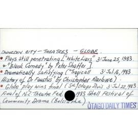 Dunedin City - Theatres - Globe