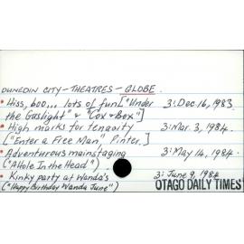 Dunedin City - Theatres - Globe