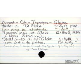 Dunedin City - Theatres - Globe