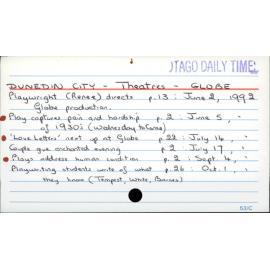 Dunedin City - Theatres - Globe