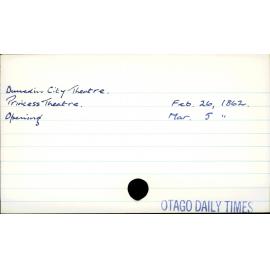 Dunedin City - Theatres - Princess