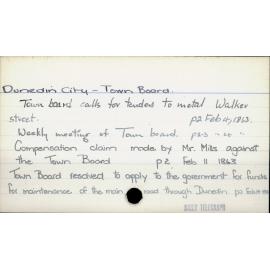Dunedin City - Town Board