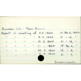 Dunedin City - Town Board 