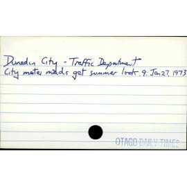 Dunedin City - Traffic Department 