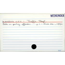 Dunedin City - Traffic Department