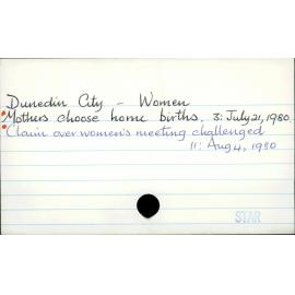 Dunedin City - Women 