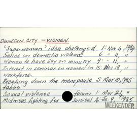DUNEDIN CITY - WOMEN