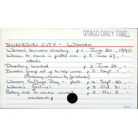 Dunedin City - Women