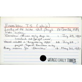 Earnslaw, T.S. (ship)