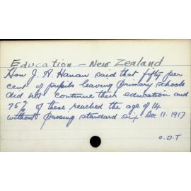 Education - New Zealand