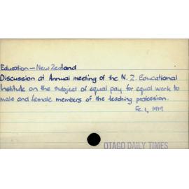 Education - New Zealand