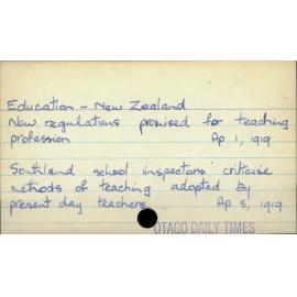 Education - New Zealand