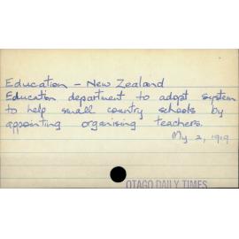 Education - New Zealand