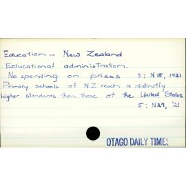 Education - New Zealand