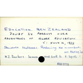 Education - New Zealand