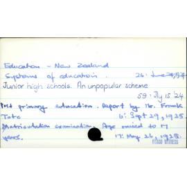 Education - New Zealand