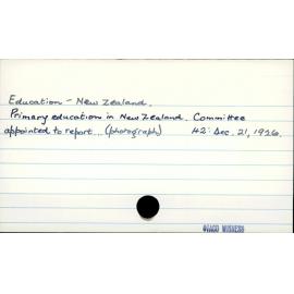 Education - New Zealand