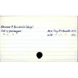 Edward P. Bouverie (ship)