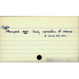 Eggs.